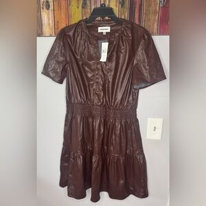 Vigoss ladies Faux vegan Leather dress